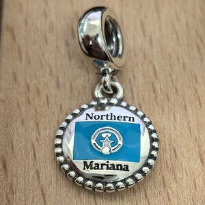 Pandora Northern Mariana Exclusive Dangle Charm Pendant, S925 Silver Bracelets